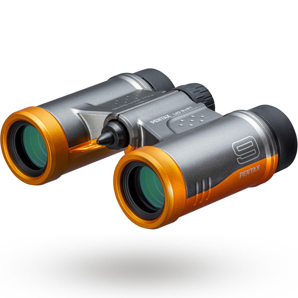 PENTAX UD 9x21 Binoculars Grey Orange