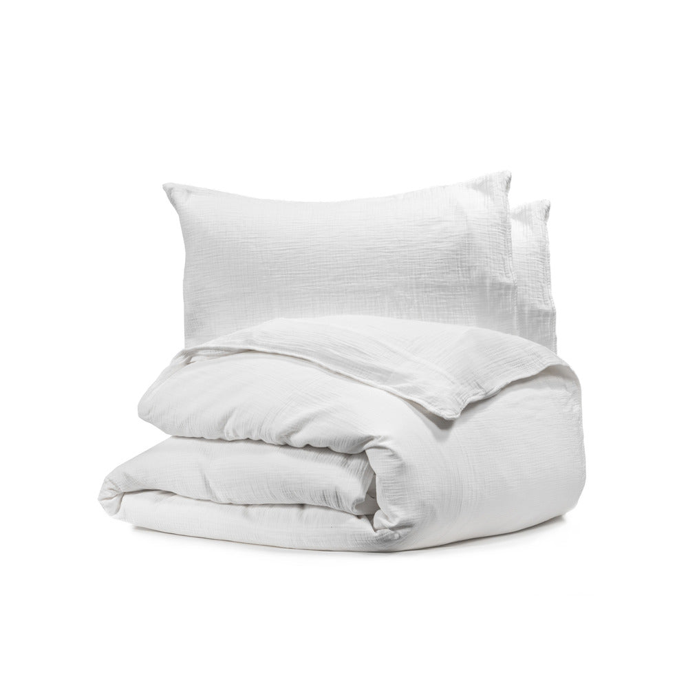 Ensemble Housse de Couette Bianca Emilia - XQueen (Neige)