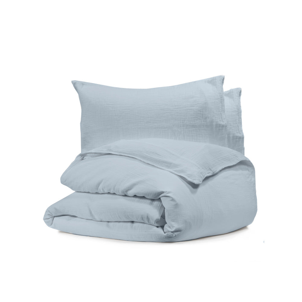 Ensemble Housse de Couette Bianca Emilia - Xqueen (Ciel)