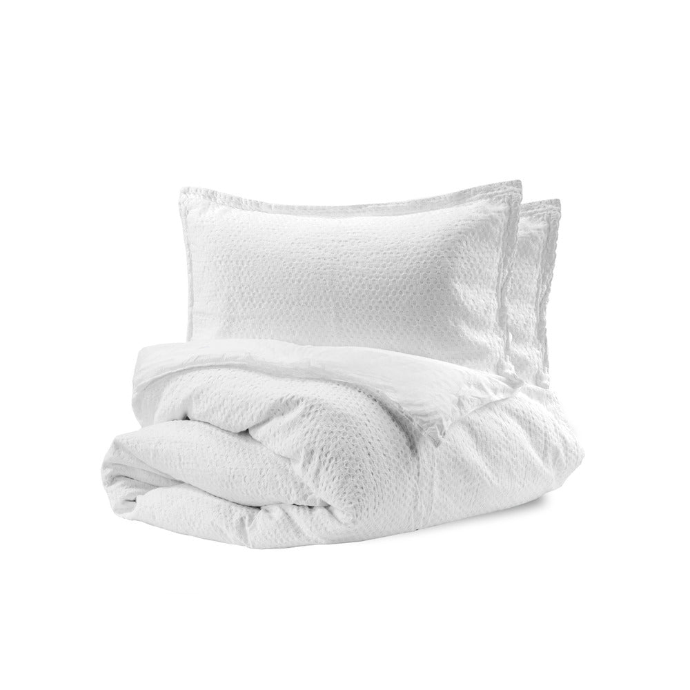 Ensemble housse de couette Bianca Nina - King (Neige)