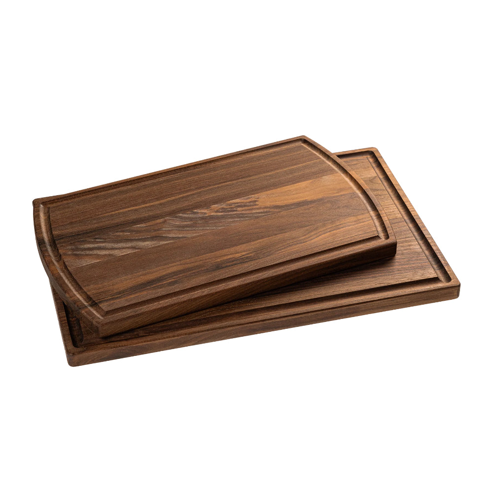 Ensemble de 2 planches à découper –Noyer