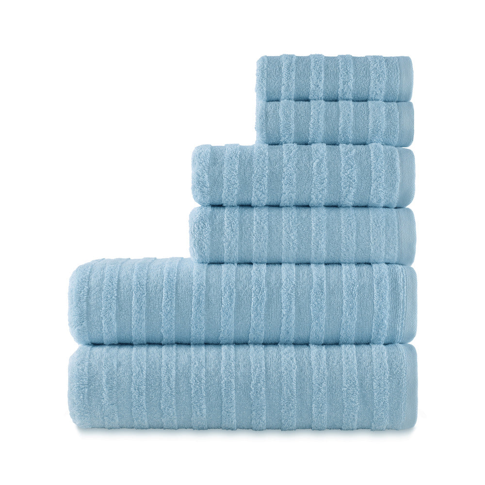 Talesma Hawaii Set of 6 Towels Turquoise Rose MacDonald