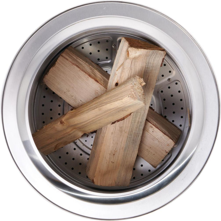 Timberwolf Smokeless Fire Pit 22-inch, Stainless Steel