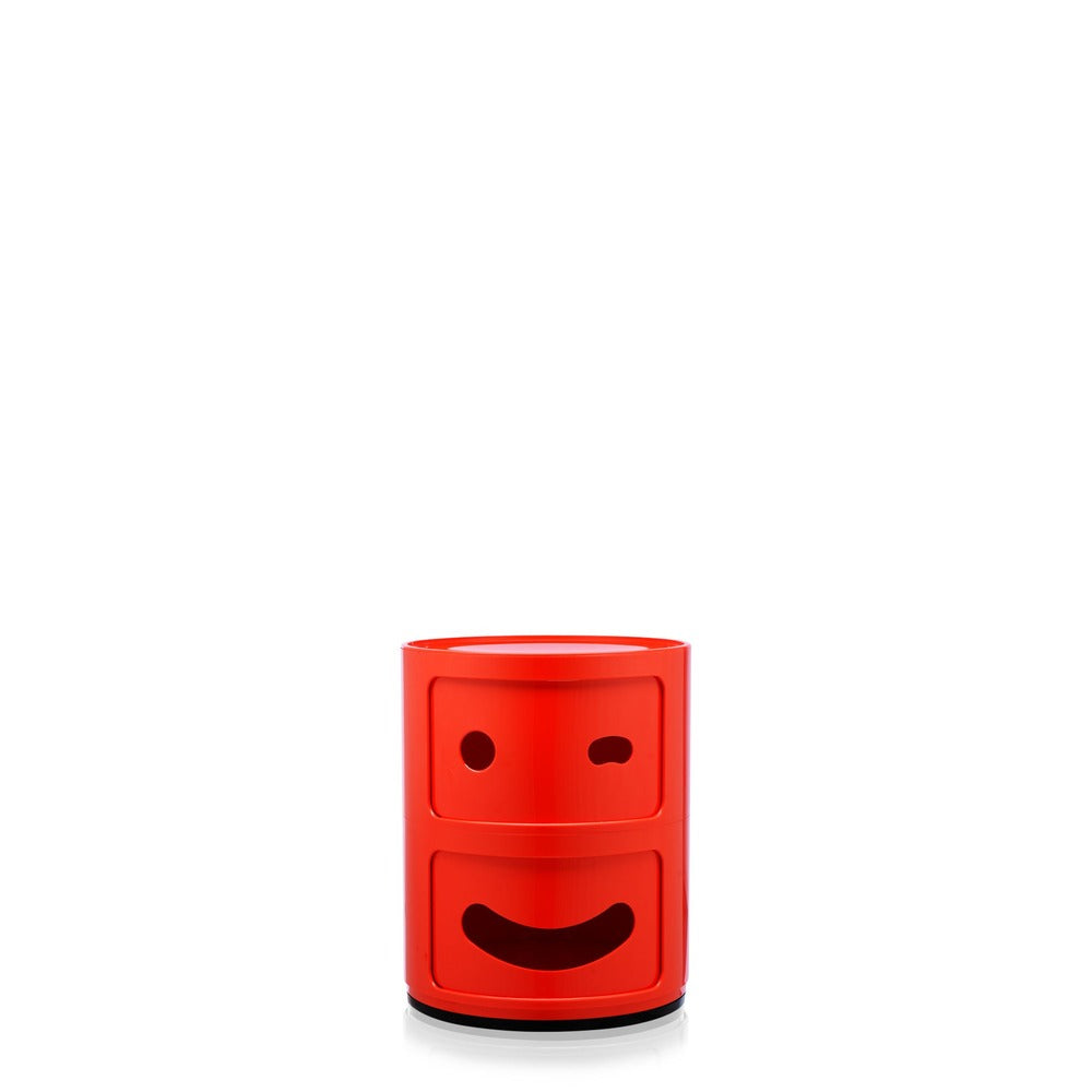 Kartell Componibili Smile - 2 Drawer - Red