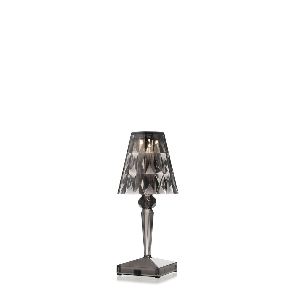 Lampe de table transparente à batterie Kartell - Fumée