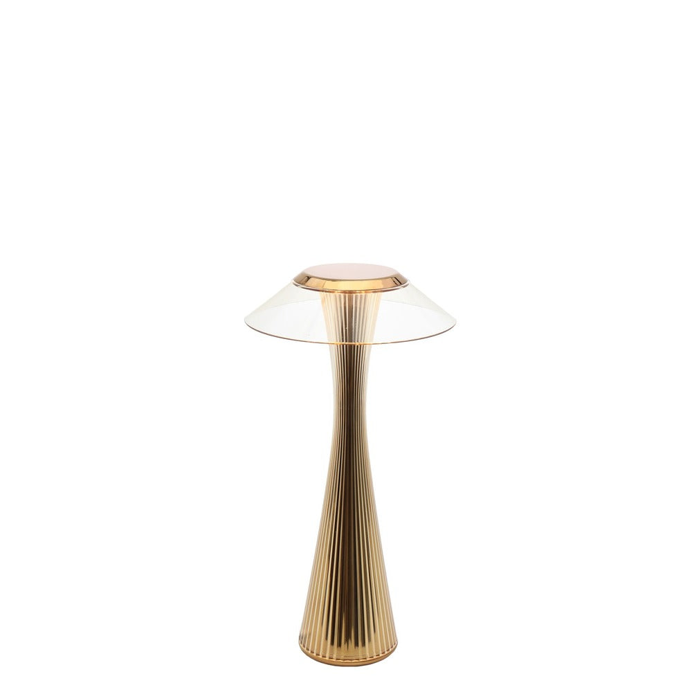 Lampe de table d'intérieur Space de Kartell - Doré