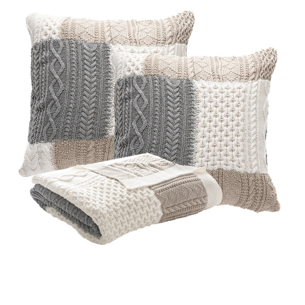 Ensemble de couverture et de coussins Brunelli Bichon