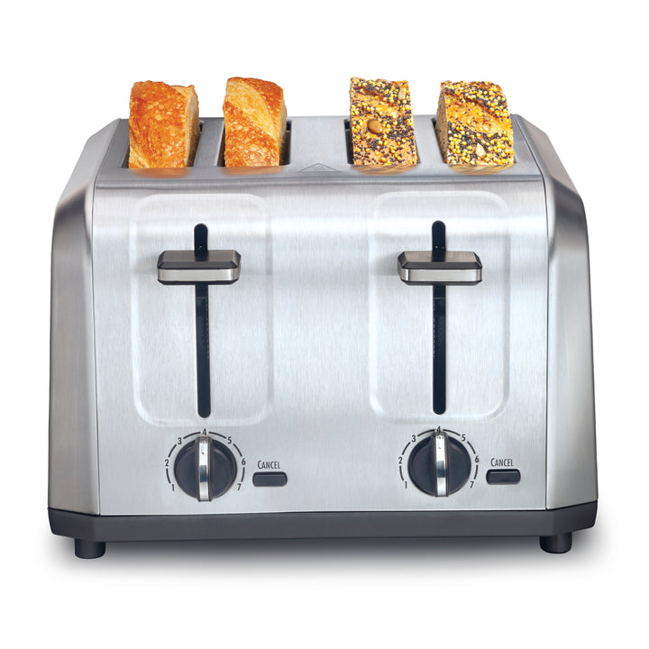 Hamilton Beach Wide-Slot 4-Slice All Stainless Toaster