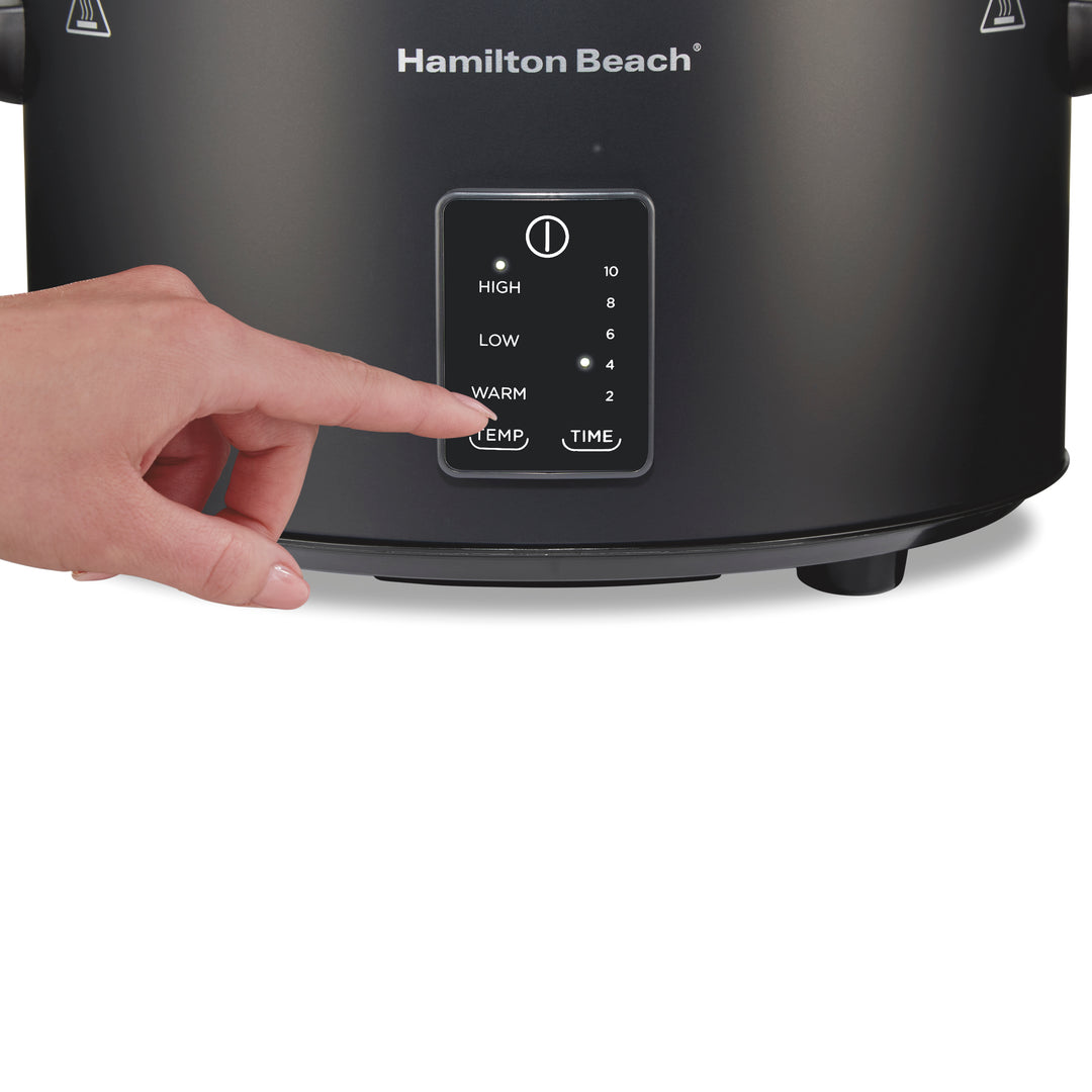 Hamilton Beach 5 quarts Easy Serve Slow Cooker programmable