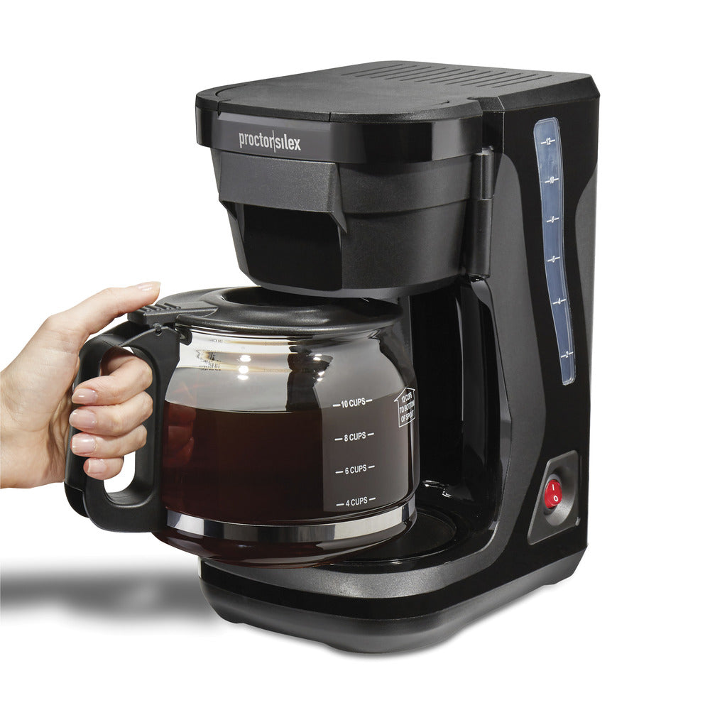 Cafetière compacte 12 tasses Proctor Silex FrontFill