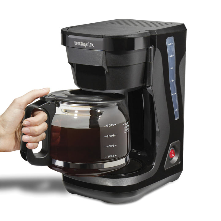 Cafetière compacte 12 tasses Proctor Silex FrontFill
