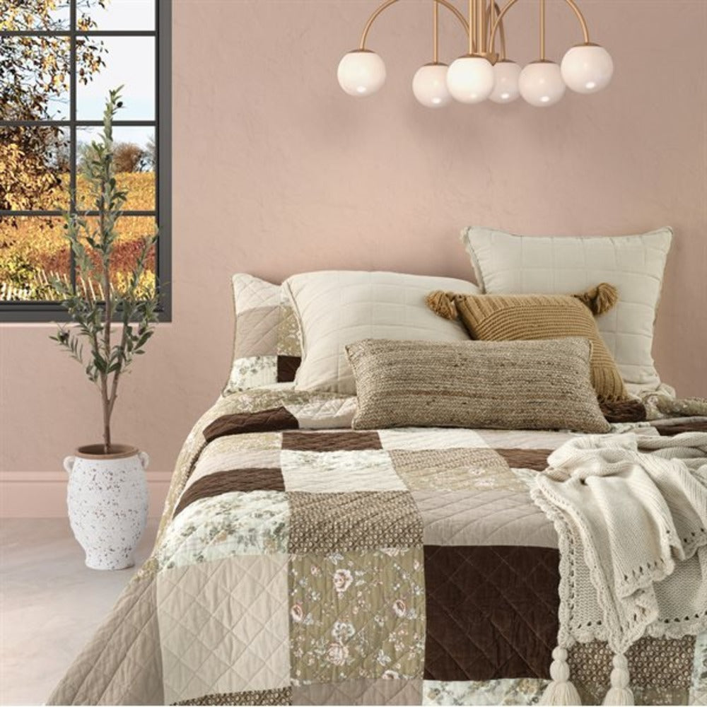 Ensemble de courtepointe Brunelli Gratitude pour grand lit