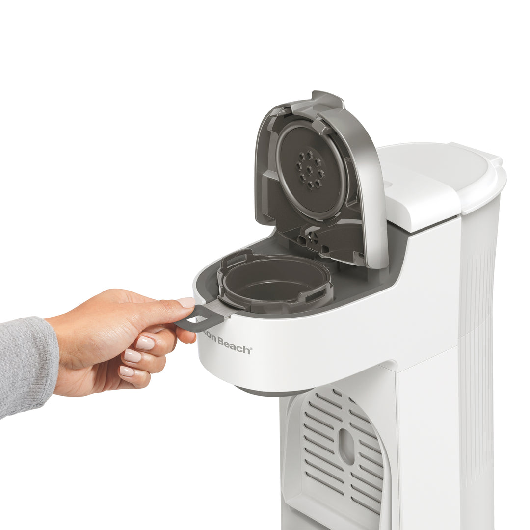 Hamilton Beach The Scoop Single-Serve Coffee Maker - White