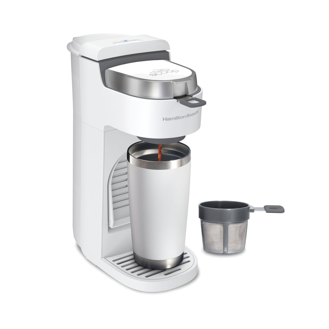Hamilton Beach The Scoop Single-Serve Coffee Maker - White