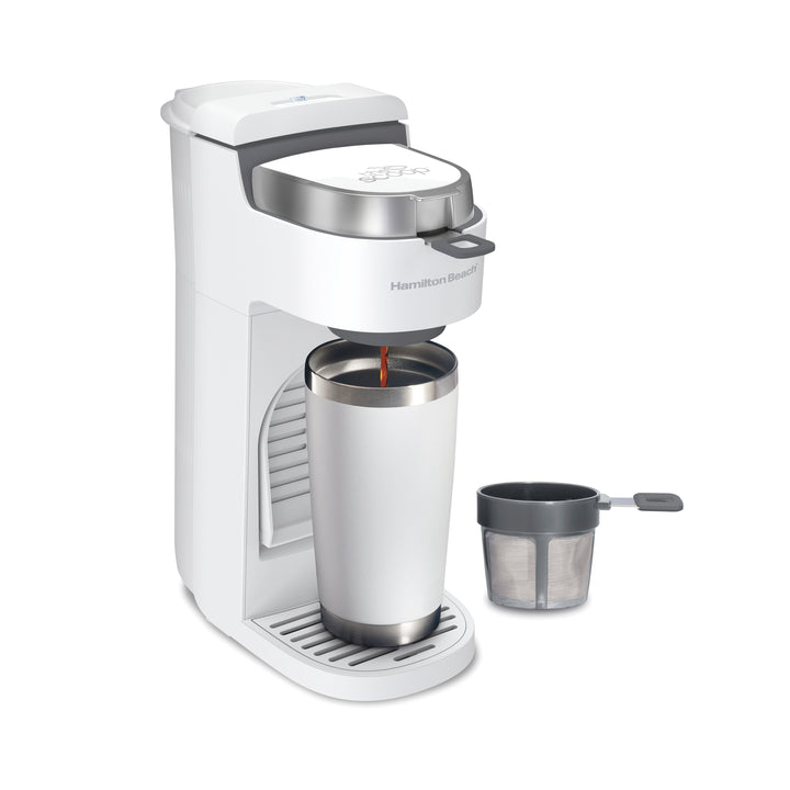 Hamilton Beach The Scoop Single-Serve Coffee Maker - White