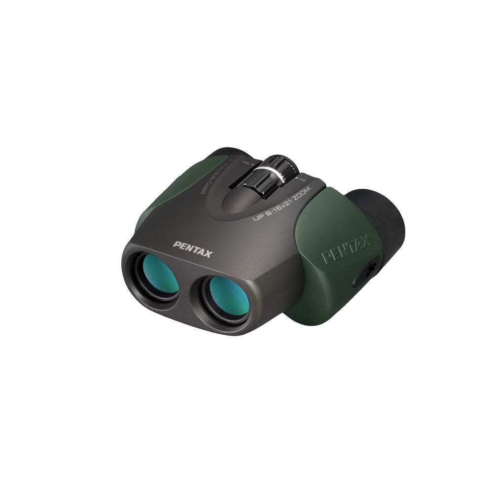 PENTAX UP 8-16 x 21 Zoom Binoculars Green