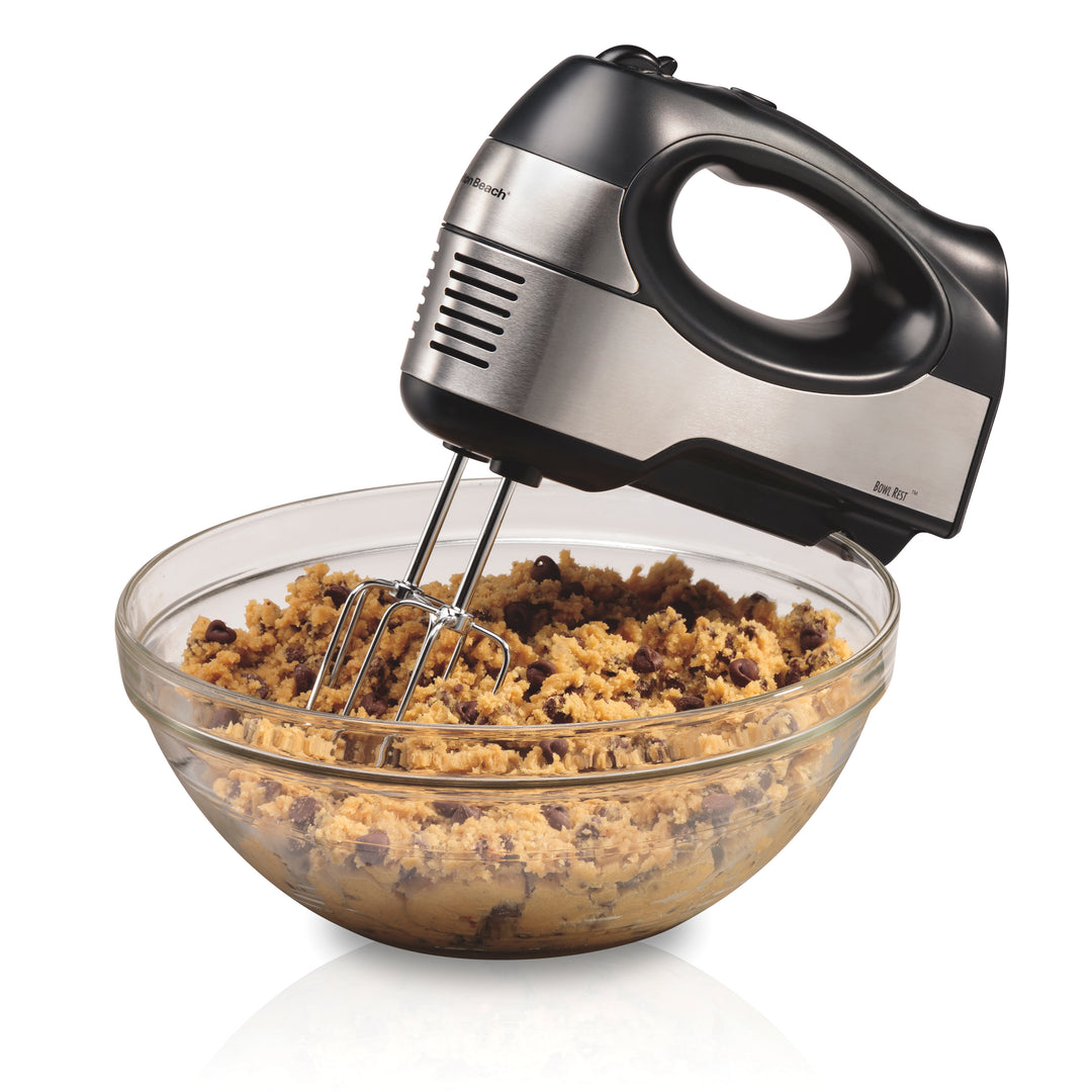 Hamilton Beach 6 Speed Performance Hand Mixer, Includes Case and 5 Attachments