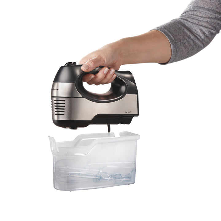Hamilton Beach 6 Speed Performance Hand Mixer, Includes Case and 5 Attachments