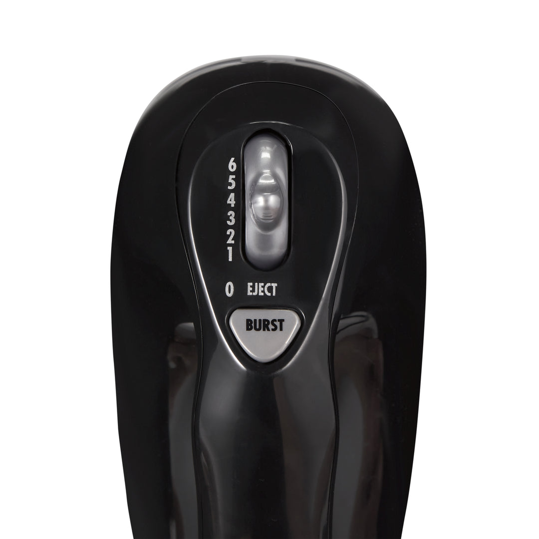 Hamilton Beach 6 Speed Hand Mixer with Snap-On Case - Black