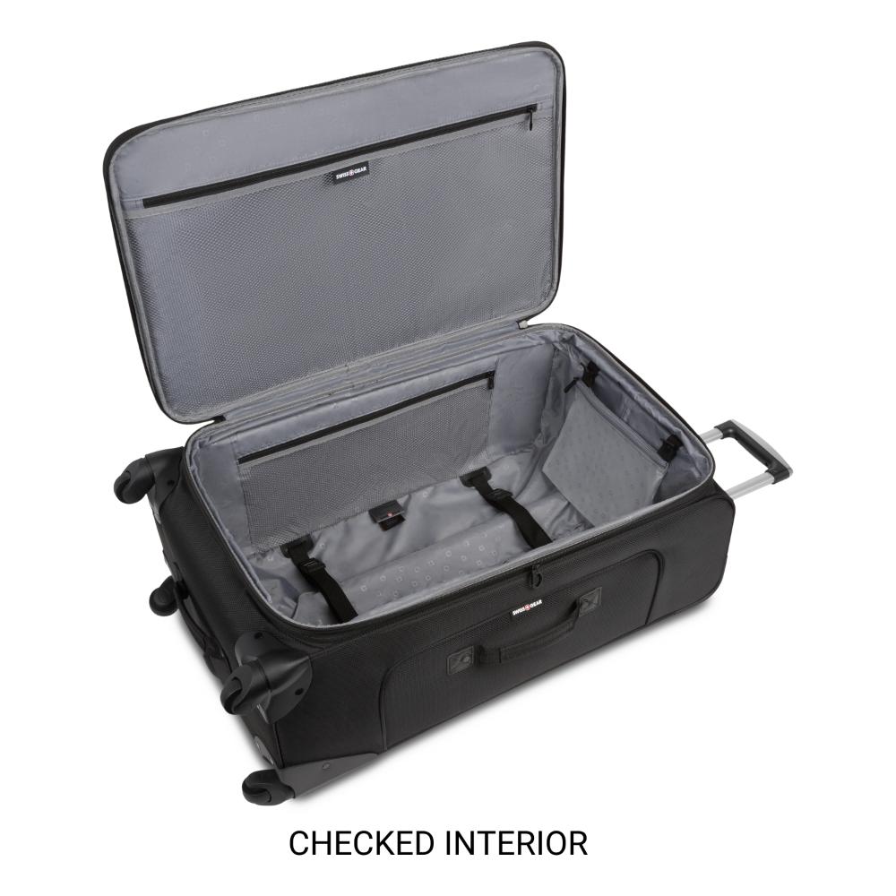 Swiss Gear Ensemble de bagages 3 pièces 21/25/29" côté souple - Noir