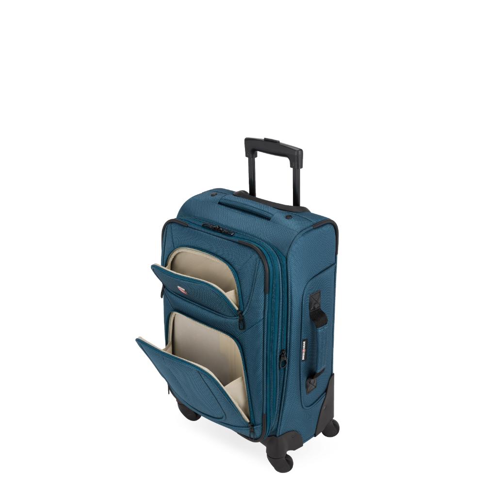 Swiss Gear 21” Soft-Side Spinner Luggage - Atlas Blue