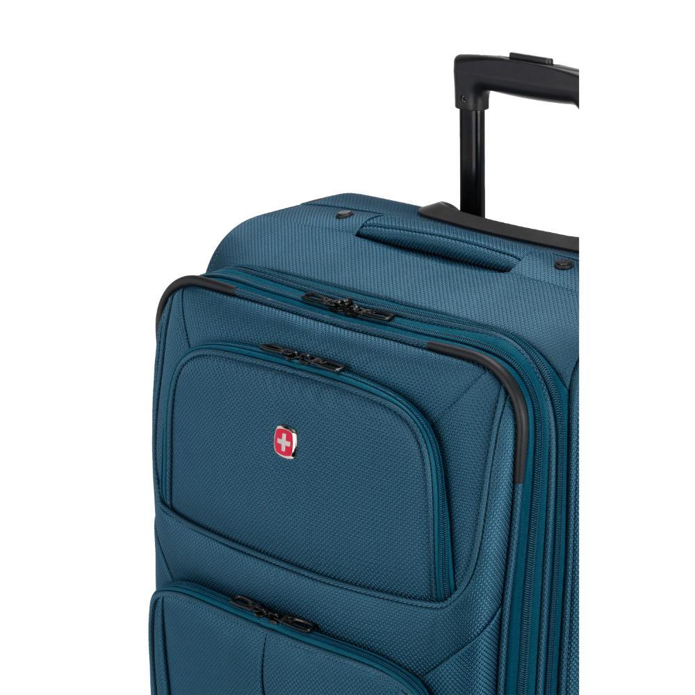 Bagages spinner souples Swiss Gear de 25" - Atlas Bleu