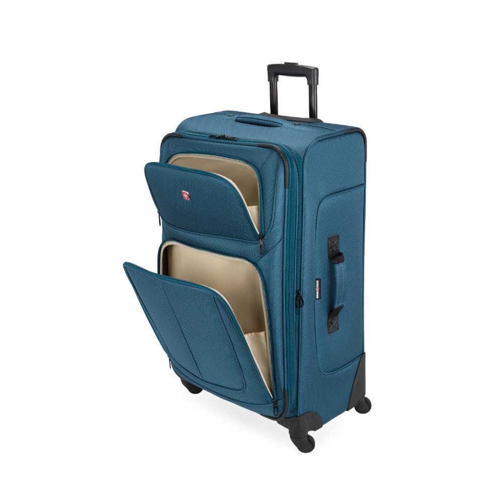 Bagages spinner souples Swiss Gear de 29" - Atlas Bleu