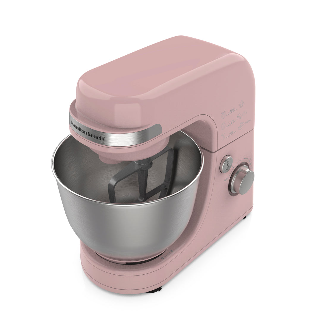 Mixer sur socle Hamilton Beach 4 quarts 7 vitesses - Rose