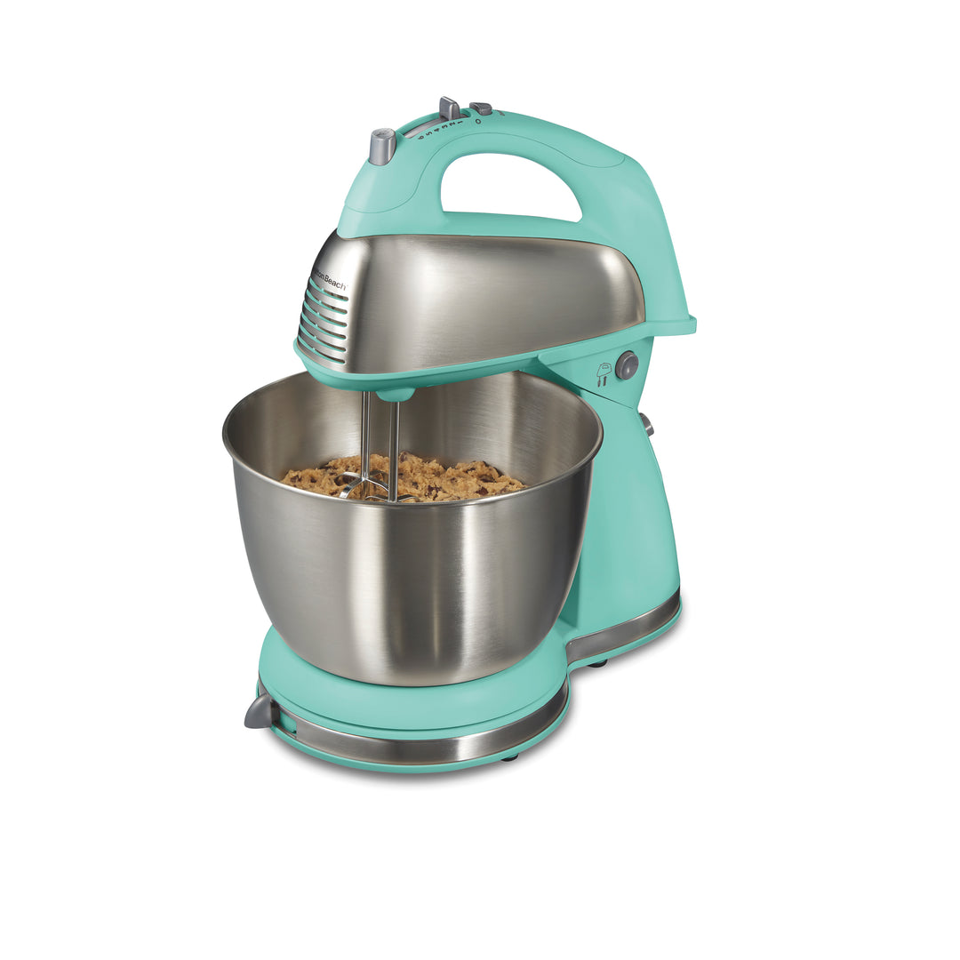 Mixer sur socle Hamilton Beach 6 vitesses Classic - Aqua Blue
