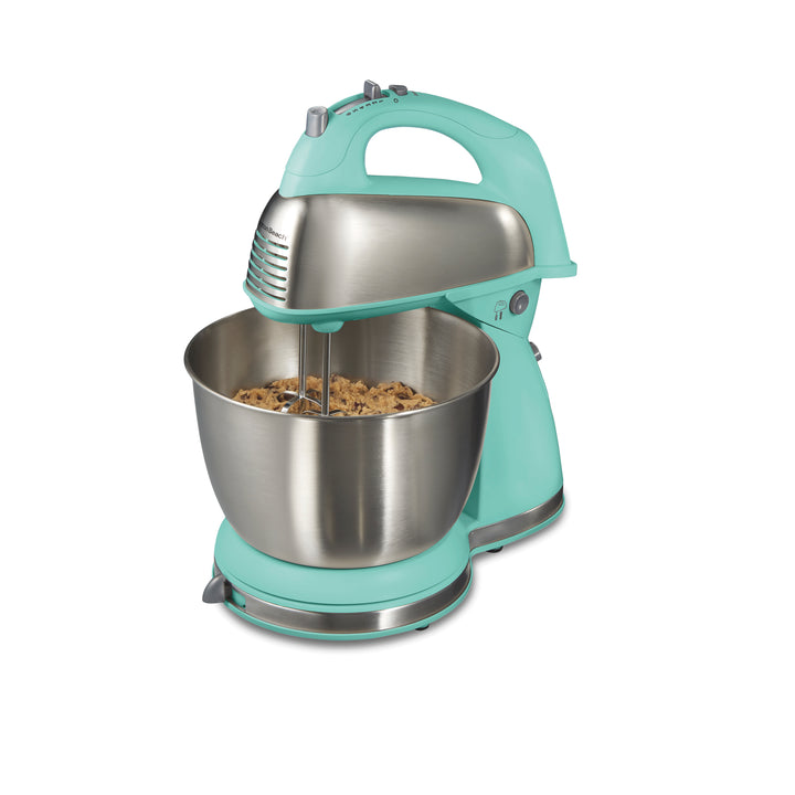 Mixer sur socle Hamilton Beach 6 vitesses Classic - Aqua Blue