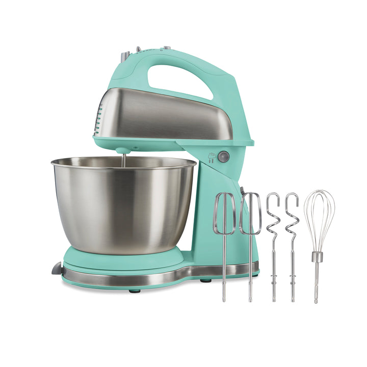 Mixer sur socle Hamilton Beach 6 vitesses Classic - Aqua Blue