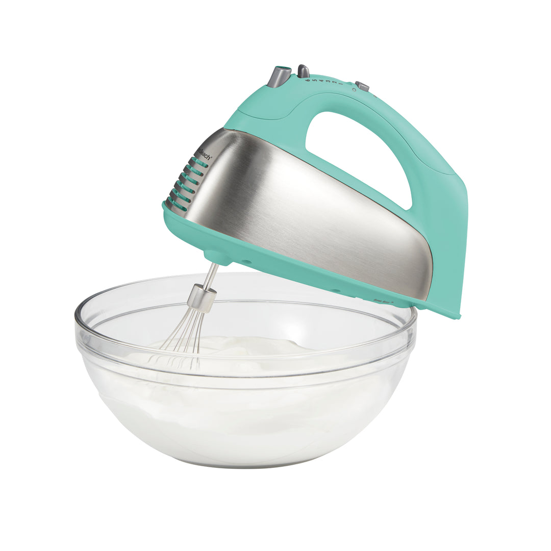 Mixer sur socle Hamilton Beach 6 vitesses Classic - Aqua Blue