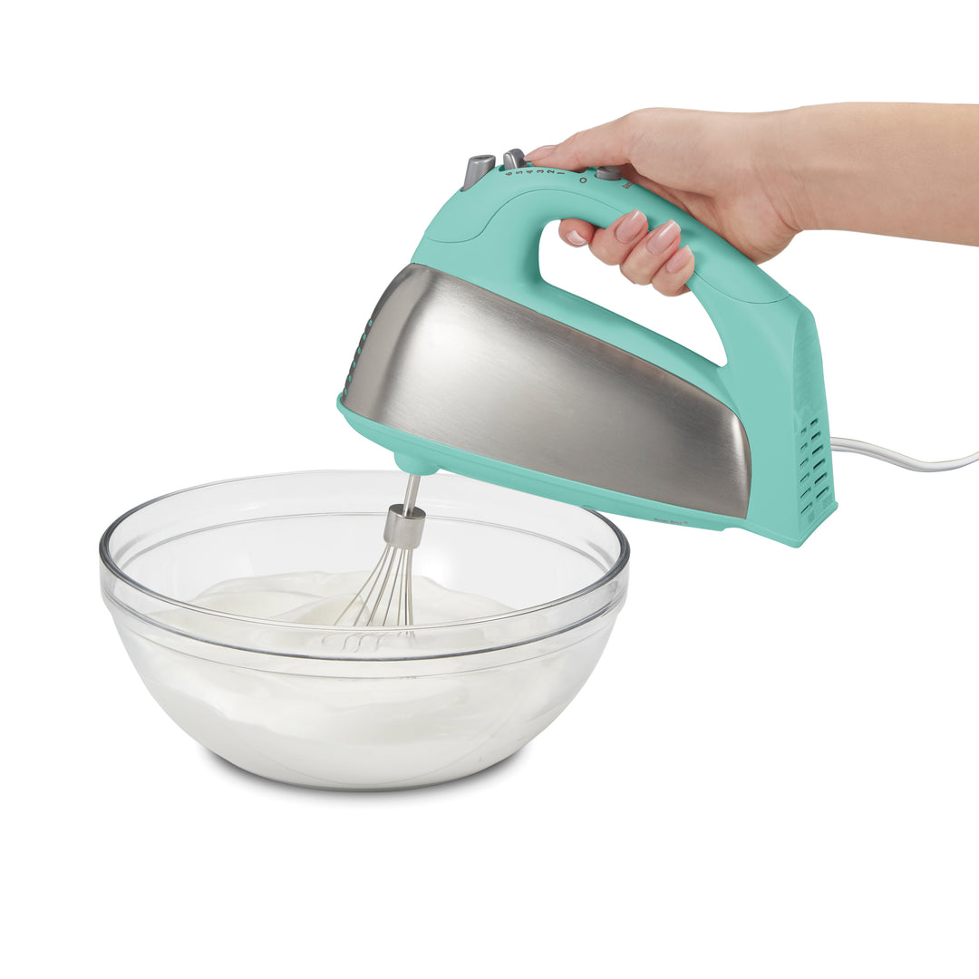 Mixer sur socle Hamilton Beach 6 vitesses Classic - Aqua Blue