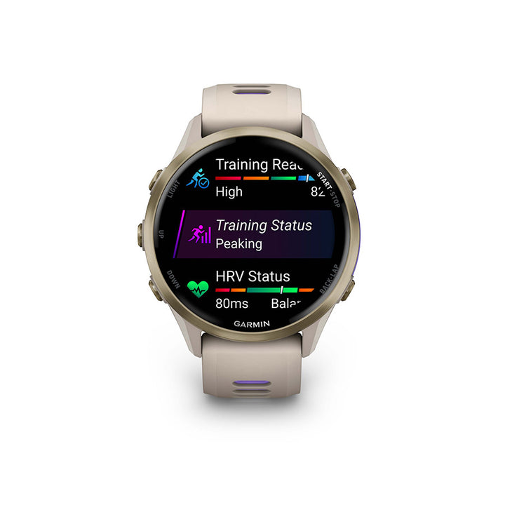 Garmin, Forerunner 970, Watch, Watch Color: Black, Wristband: Black/Translucent Whitestone- Silicone