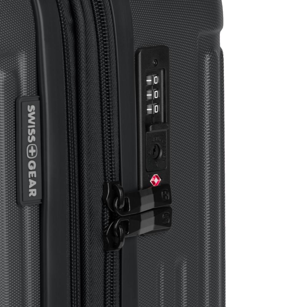 Valises à spinner rigide Summit Gear 19" - Noir