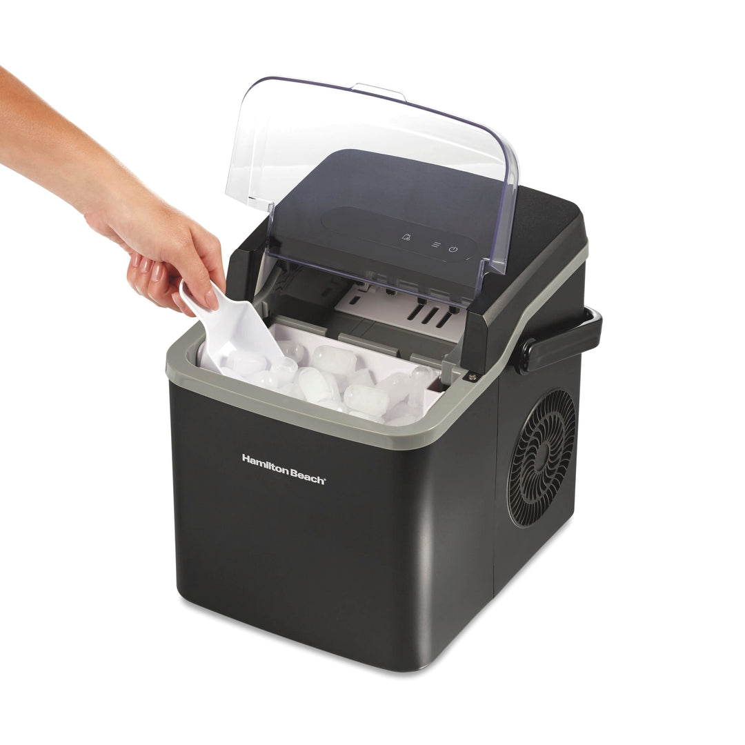 Hamilton Beach Countertop Ice Maker with Easy-Carry Handle