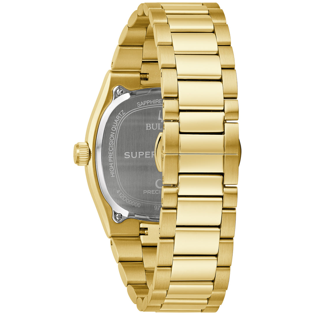 Bulova Super Seville White and Gold
