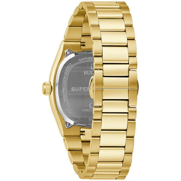 Bulova Super Seville White and Gold