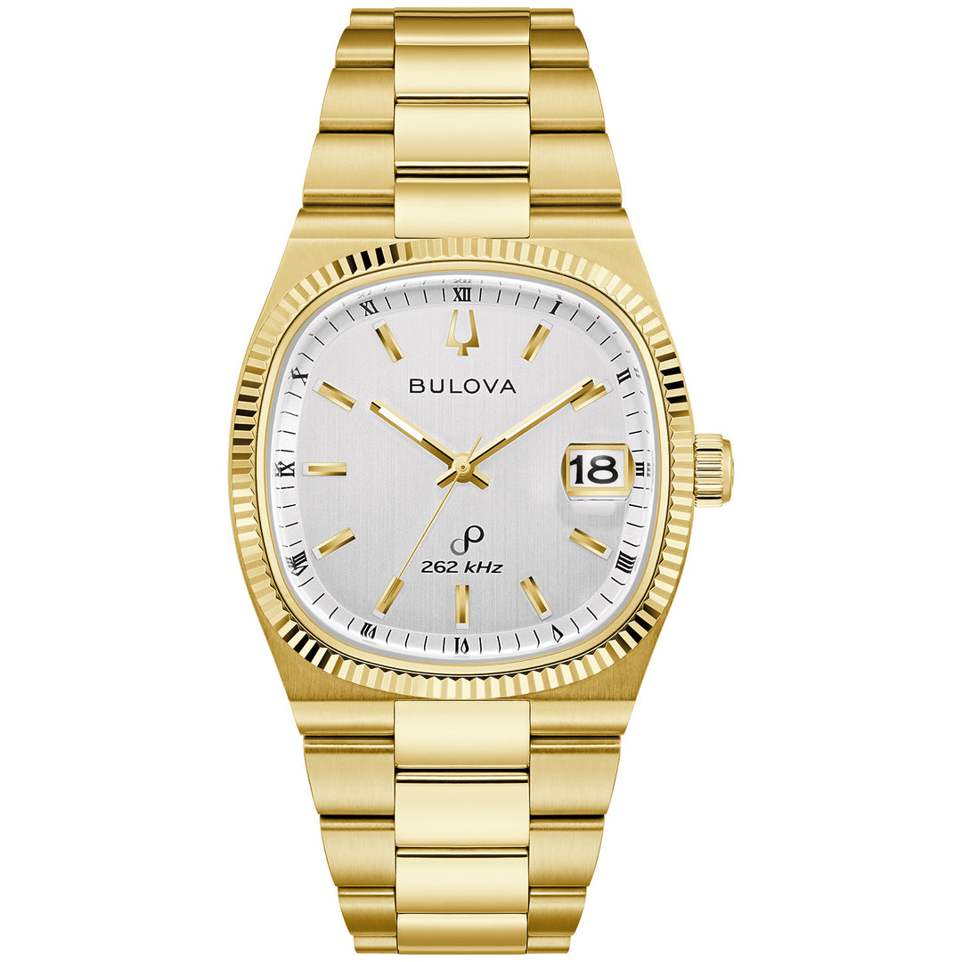 Bulova Super Seville White and Gold