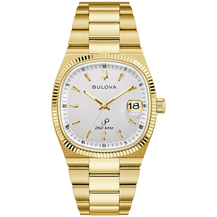 Bulova Super Seville White and Gold