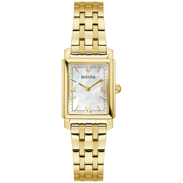 Bulova Sutton Gold Rectangle