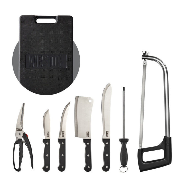 Ensemble de 10 couteaux de traitement du gibier Weston