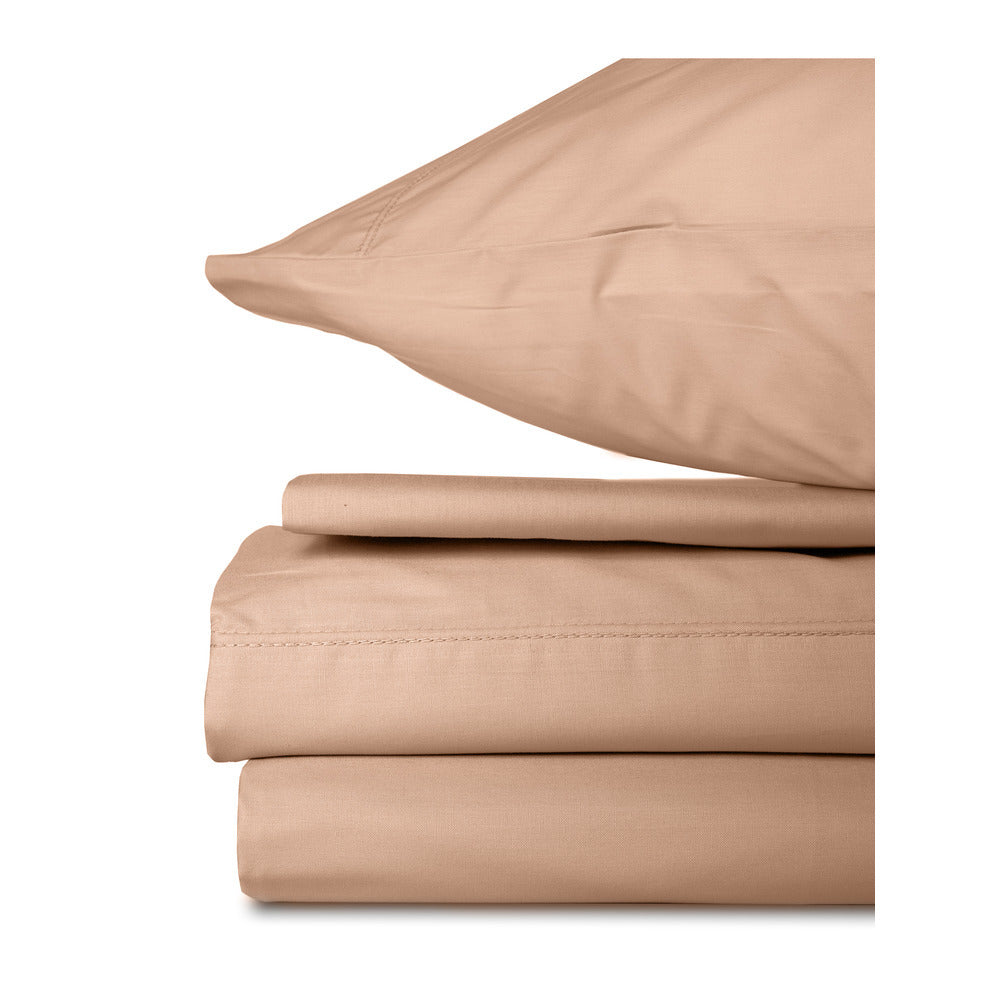 Ensemble de draps Bianca - Lit simple (Sienne)