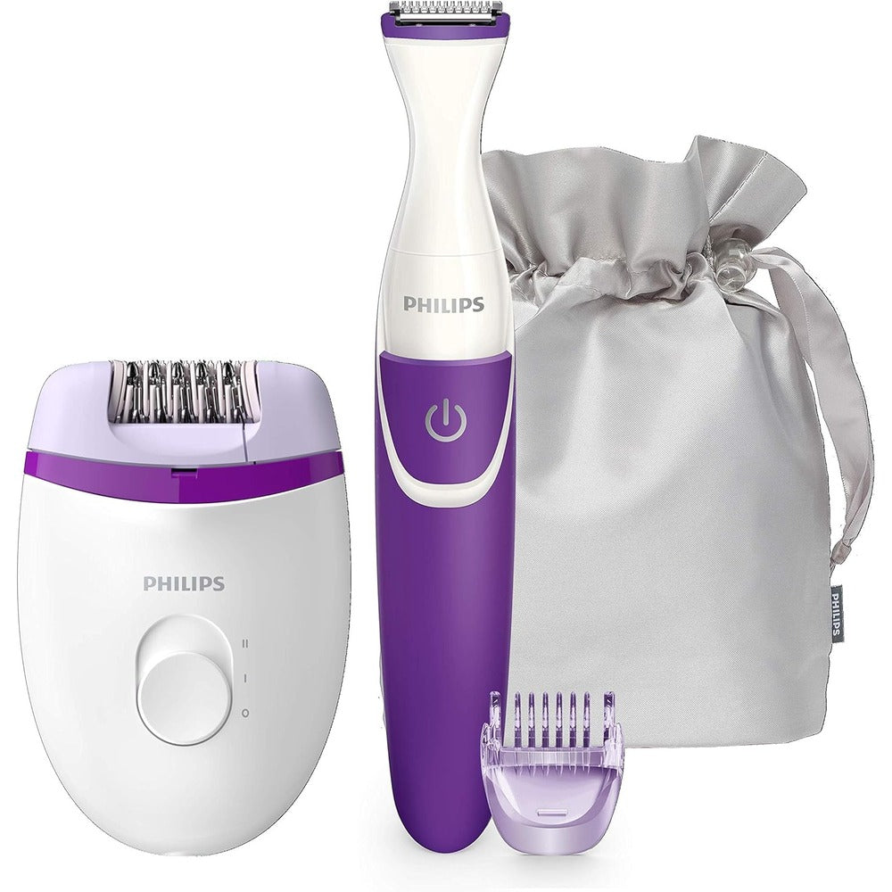 Épilateur compact filaire Philips Satinelle Essential avec bikini