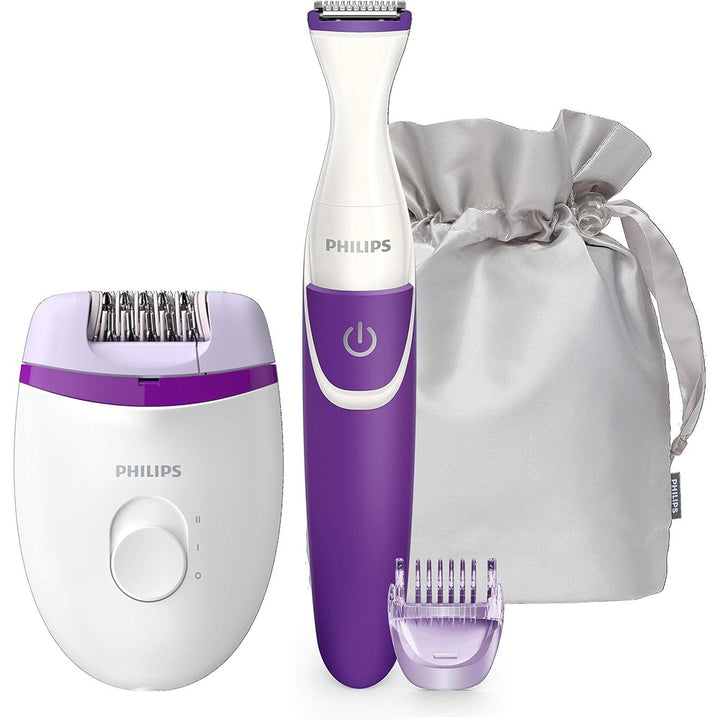 Épilateur compact filaire Philips Satinelle Essential avec bikini