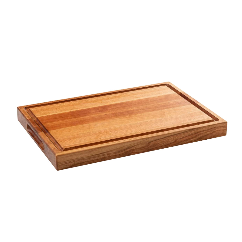 Chop Chop Thick Cutting Board with Juice Groove (19" length) - Cherry