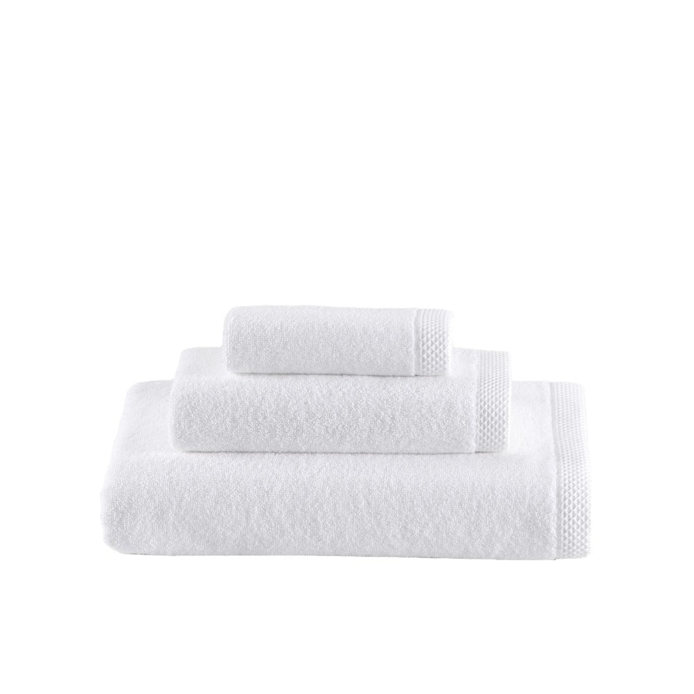 Talesma Côte d'Azur Towel Set - 4-Piece Ensemble Featuring Bath Sheet and Towels - White