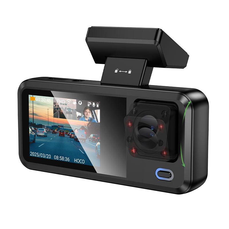 Enregistreur de conduite Hoco DV15 avec écran de 2 pouces (720p)