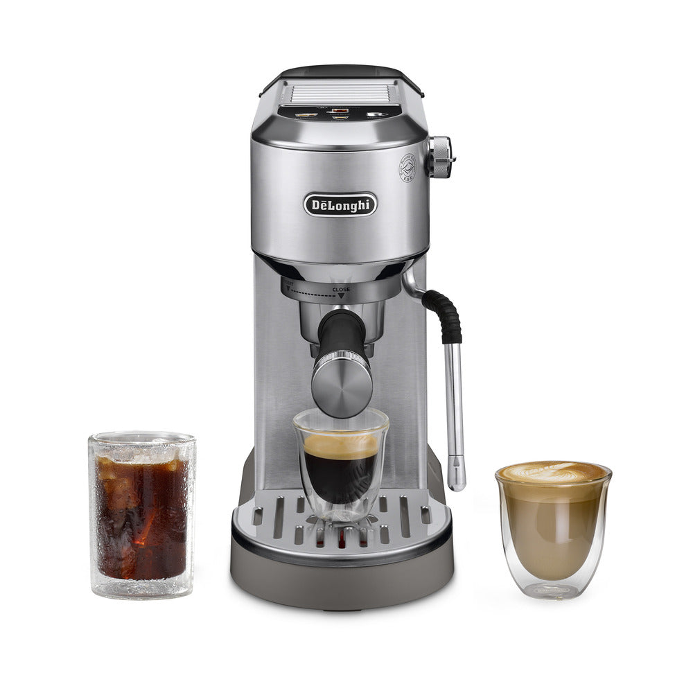 De’Longhi Dedica Duo Machine à espresso manuelle - Acier Inoxydable
