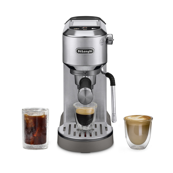De’Longhi Dedica Duo Machine à espresso manuelle - Acier Inoxydable